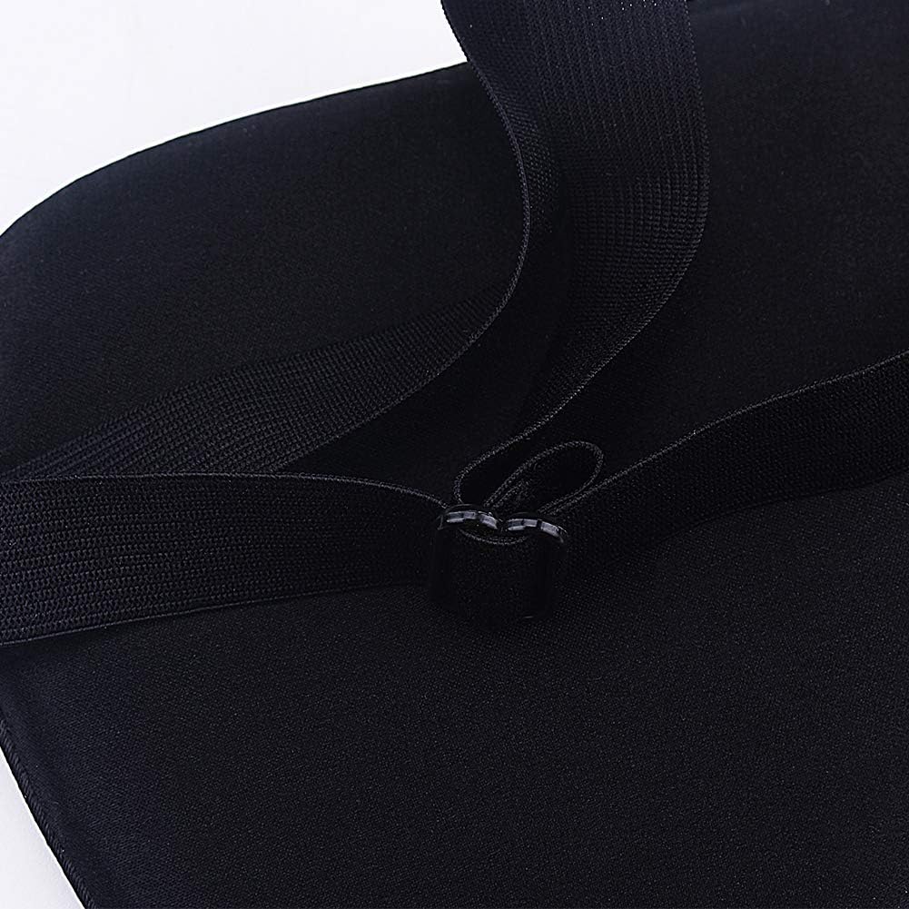 Sleep Eye Mask for Sleeping Blindfold - YANIBEST Adjustable Natural Silk Sleep Mask Blindfold 100% Pure Mulberry Silk Eye Mask for Sleep Pouch Gift Bag Pack Black