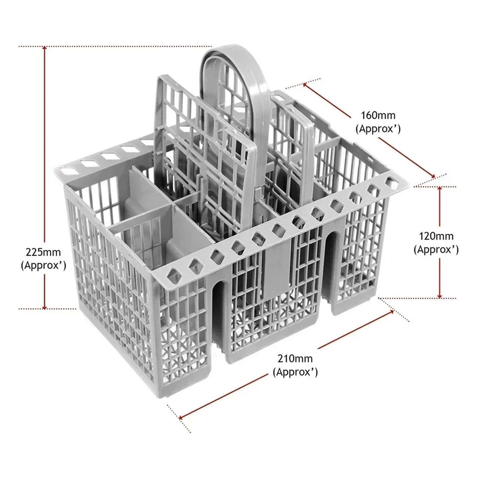 Cesta multifuncional for lavavajillas, Compatible con Bauknecht, Compatible con Hotpoint,