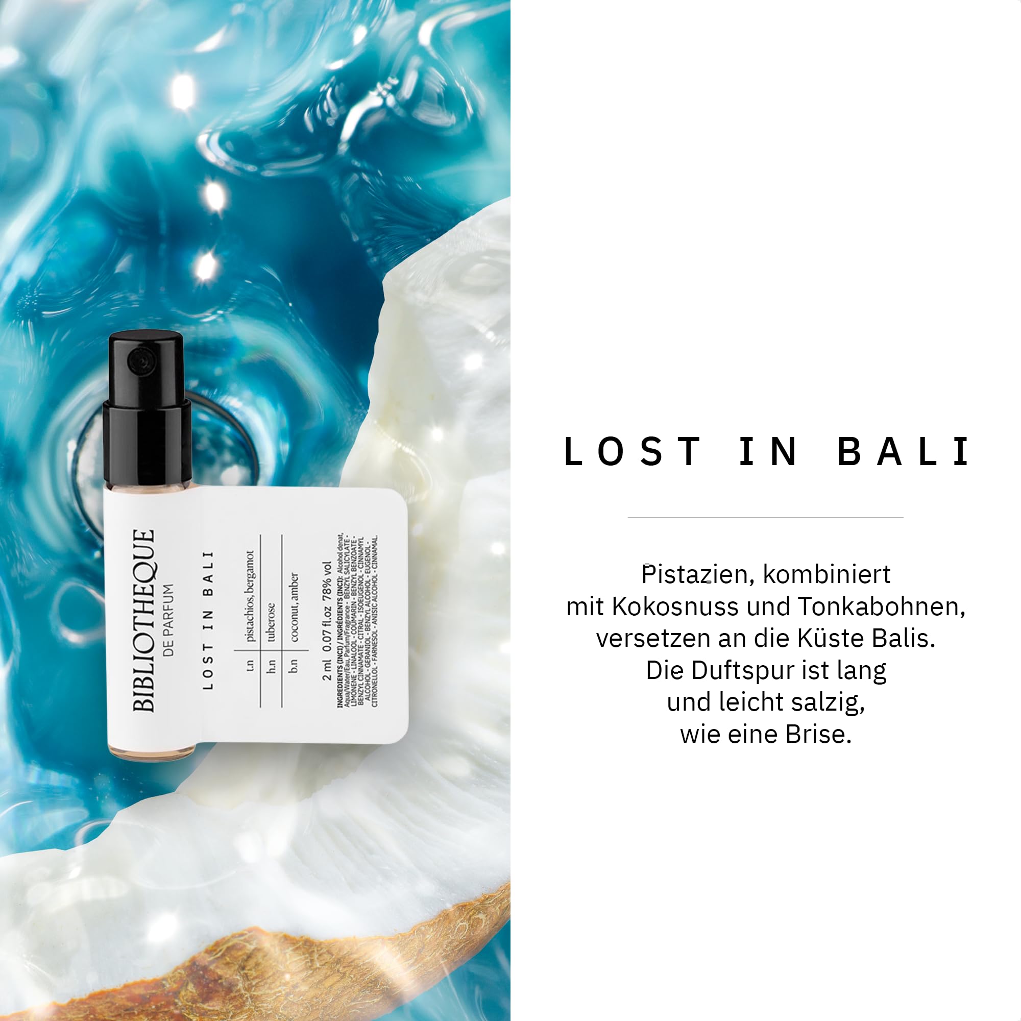Bibliotheque de Parfum Warm & Addictive Set, Eau de Parfum für Damen, sinnliches und anziehendes Mini Parfüm Set mit 5 langanhaltenden Nischendüften, Geschenkset für Frauen (5x2ml)