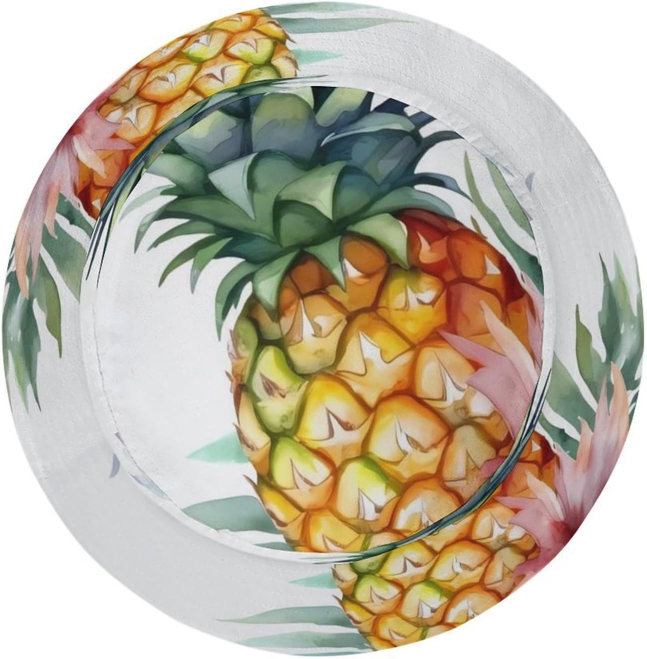 Tropical Pineapple Bucket Hat Packable Sun Hats Travel Summer Beach Fisherman Cap for Women Men Teens