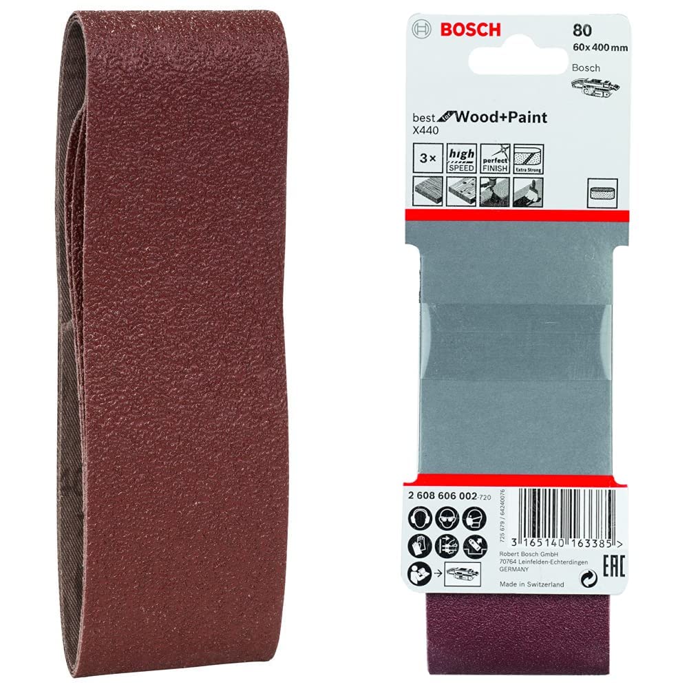 Acheter Bosch 10x Bande Abrasive PRO X440 Pour Ponceuses Pour Peinture Sur Bois Bois Dur 100 X 690 Mm Grain 60 Professional Accessoire Abrasive 2883713304