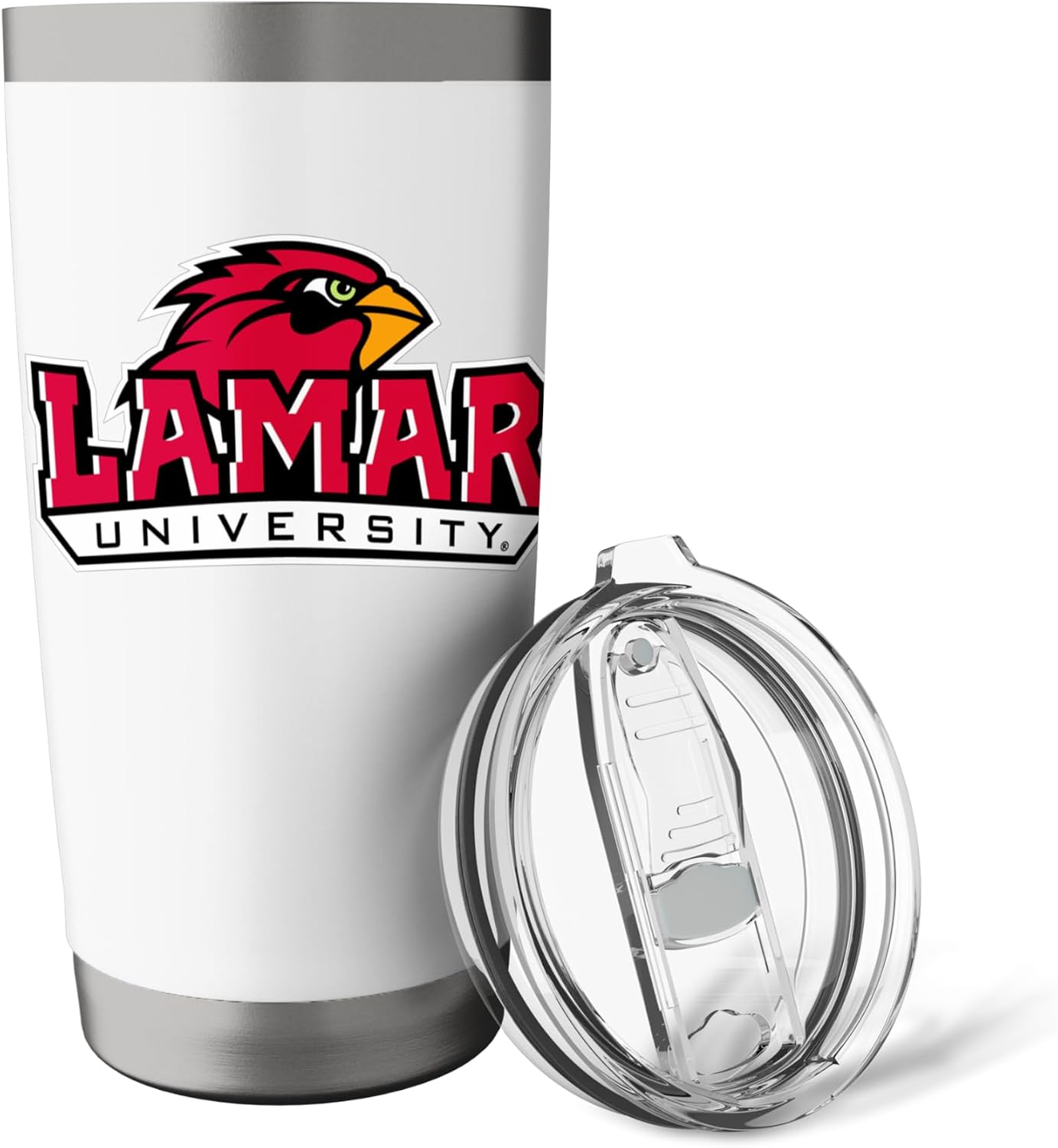 Lamar Cardinals | University NCAA Official Merch | PPLAMA01 Stainless Steel Insulated Tumbler