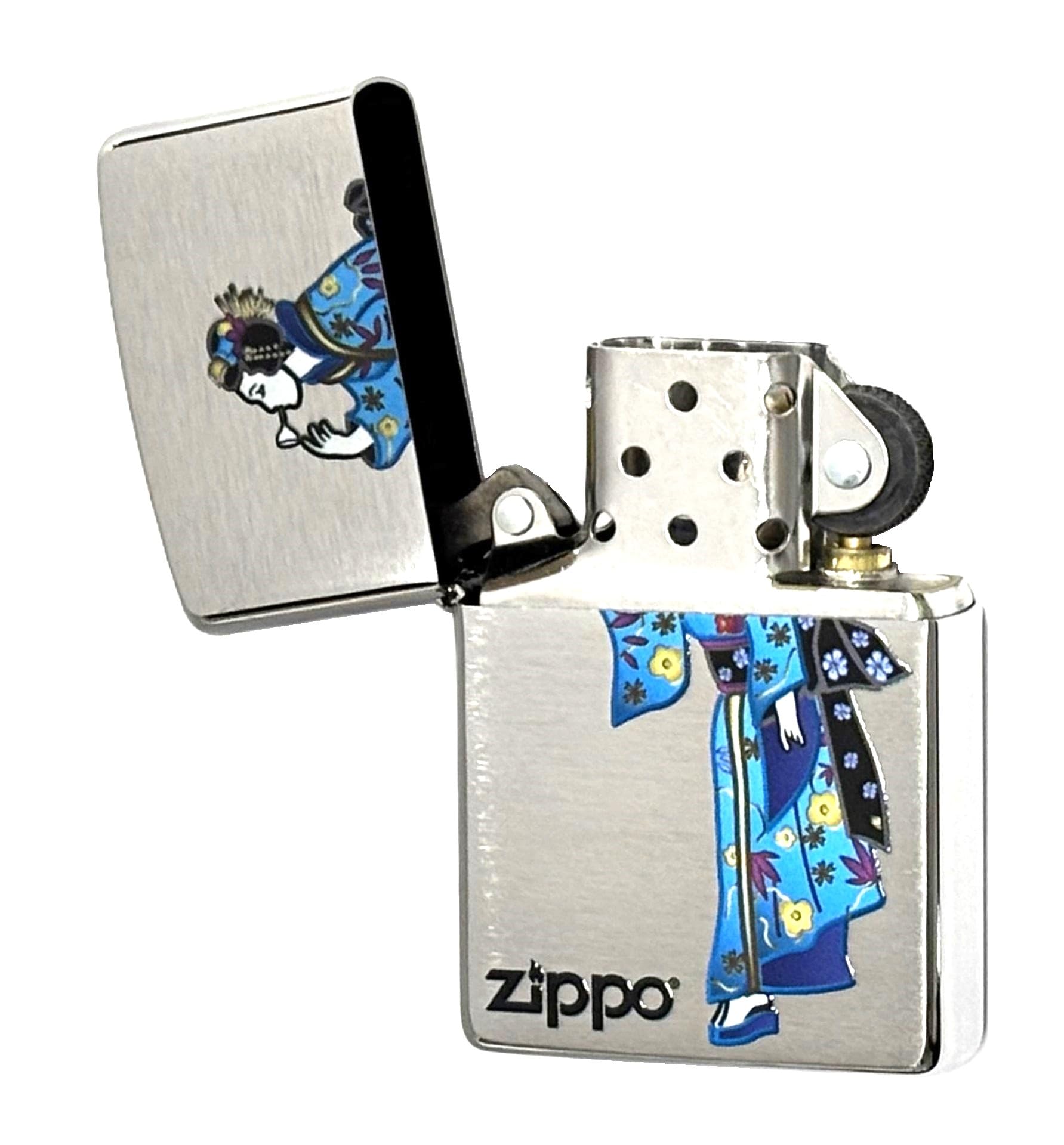 Amazon.co.jp: ZIPPO ジッポー ウィンディ― WINDY シンプル 和柄 着物 