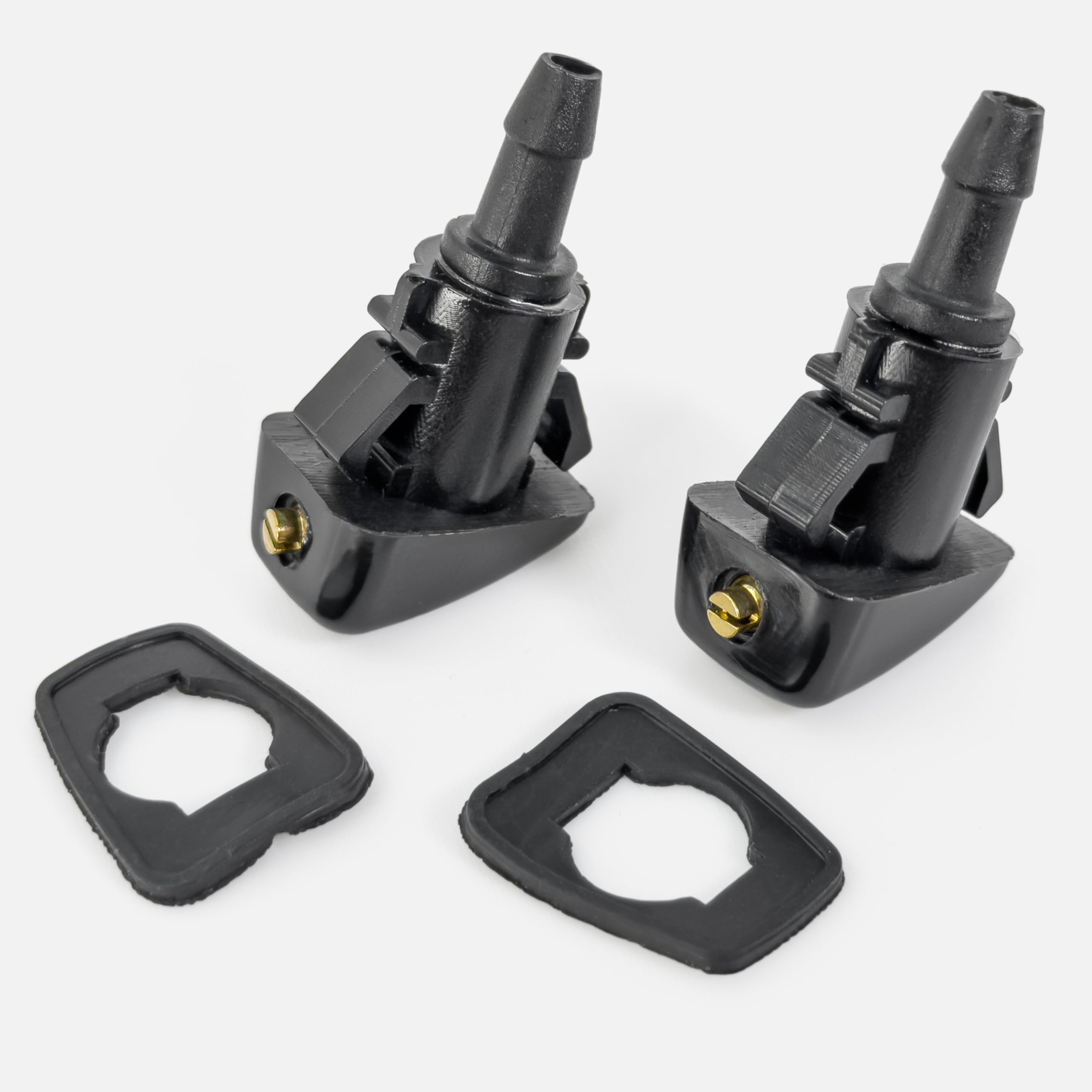 Click&Fit Adj zestaw naprawczy dysz spryskiwaczy przedniej szyby kompatybilny z Jeep Grand Cherokee Compass Patriot, Chrysler 300 Cruiser, Dodge Journey Caliber Avenger Charger 2005-2016 - zawory