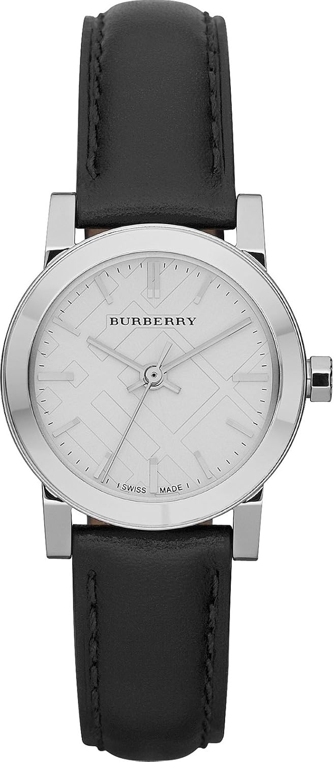 Burberry Women's Black Leather Strap Watch with Cameroon Ubuy