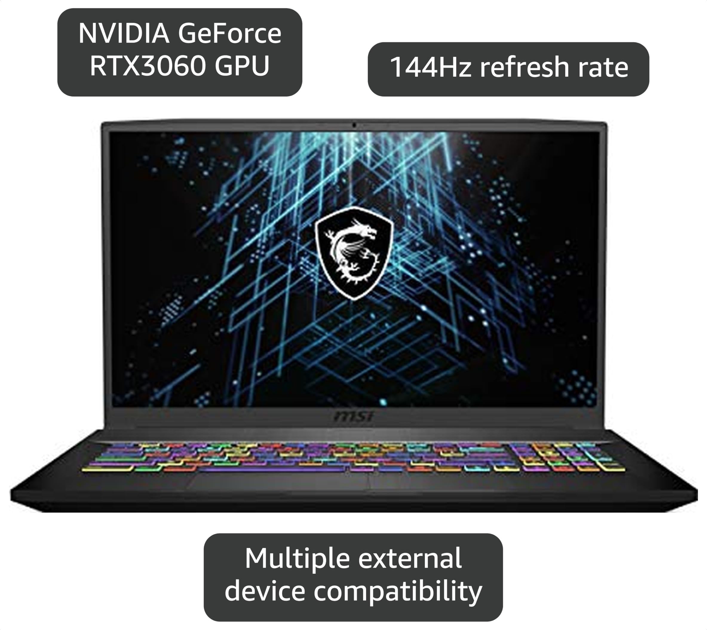 RTX 3060 ゲーミングノートパソコン MSI GF75THiN10UEK Amazon.com: msi GF75 Thin 10UEK-029 17.3