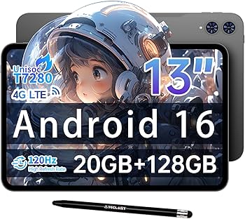 13 インチ タブレット120Hz画面リフレッシュレートタブレットAndroid Amazon.co.jp: TECLAST T65 13 インチ タブレット Android 16