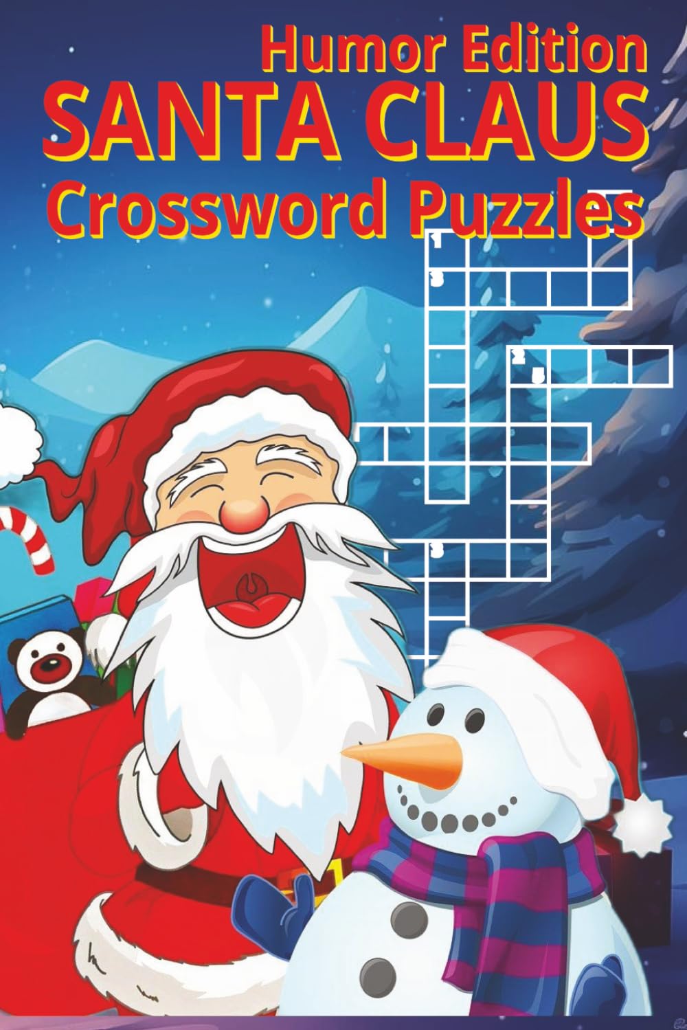Santa Claus Crossword Puzzles Book - Humor Edition: Crossword Puzzles with Clear, Easy-to-Read Clues about Santa Claus Humor and Holiday Brain Games | ... – A cheerful Christmas gift for cozy moments