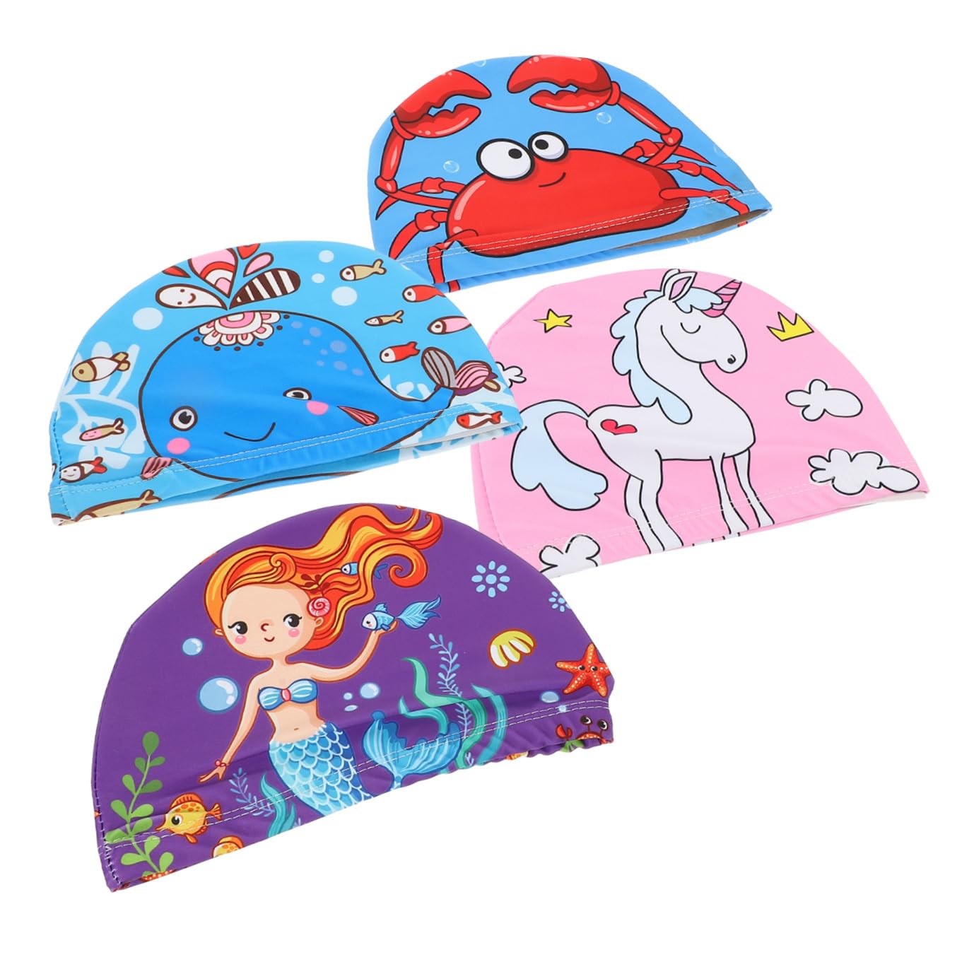 UKCOCO 20 Cuffia Design Antiscivolo Elastica e Resistente Cappello Unisex per Ragazzi e Ragazze