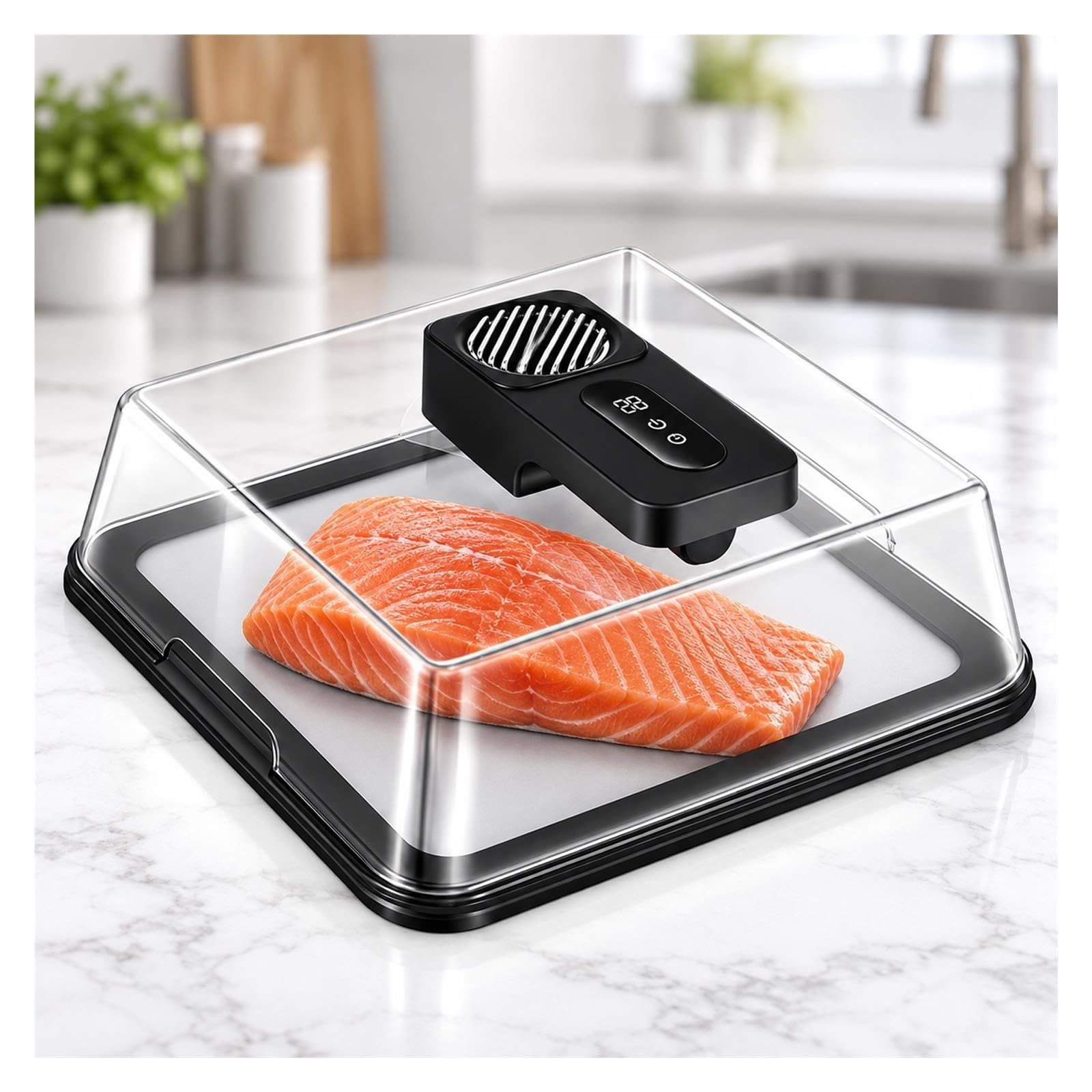 Dégivreur De Fruits De Mer, Poulet, Poisson,Boîte De Décongélation De 4,2L