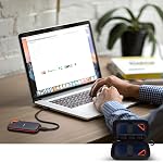 Cas compatible avec SanDisk Extreme Pro/pour SanDisk portatif SSD 1TB 2TB 4TB 500GB/ pour les X10 X9 Pro Externe Solid State Drive, Sac de rangement pour 2 SSD et SD Carte (Noir)