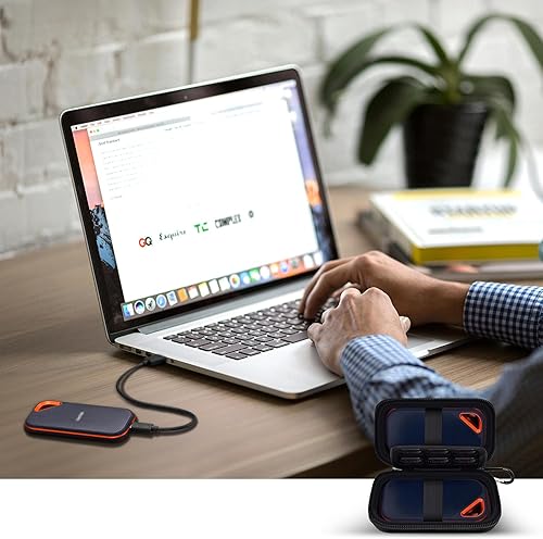 Miniatura 6 de Estuche compatible con SanDisk Extreme Pro/para SSD portátil SanDisk 1TB 2TB 4TB 500GB/ para unidad de estado sólido externa Crucial X10 X9, bolsa