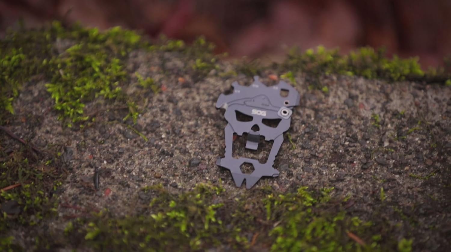 SOG PowerAccess Deluxe 21-in-1 Heavy Duty Stainless Steel Multi-Tool Bundle with MacV 12-in-1 Keychain Multi-Tool