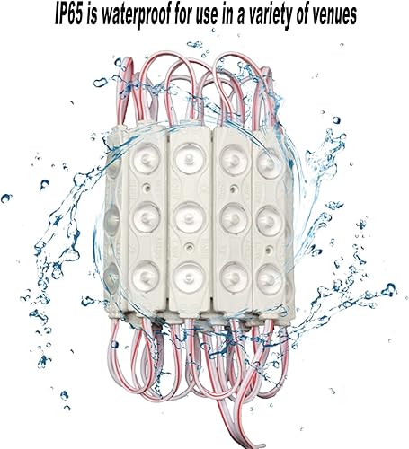 Miniatura 8 de Módulo LED, módulo LED Erudite luz de repuesto blanca para inflable 2835SMD 3 LED módulo de luz 100 piezas de módulo de iluminación para ventana de