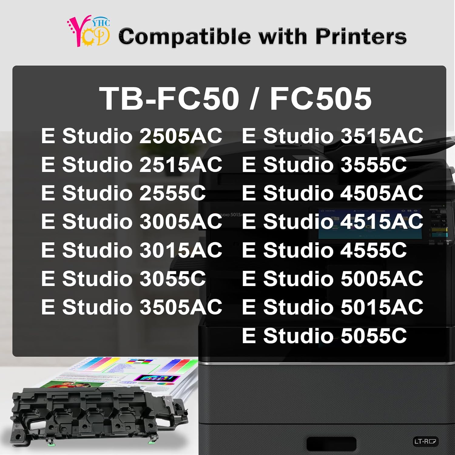 TB-FC505 TBFC505 Waste Toner Container, TBFC505 TBFC50 TB-FC50 FC-50 Waste Toner Box Compatible for Toshiba e-Studio 2505AC 2515AC 2555C 3005A 3015AC 3055C 3505AC 3508A 3515AC 3555c Printers