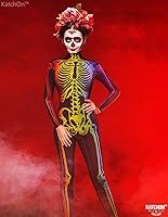 Vista 5 de KatchOn Body de esqueleto multicolor - Disfraz de Halloween para mujer