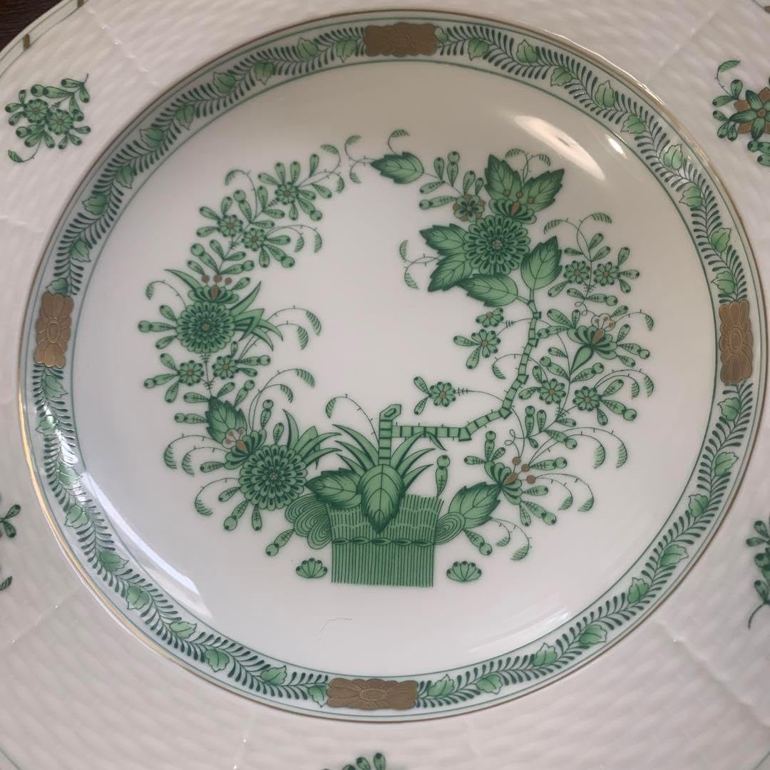 定価22万☆ヘレンド☆インドの華 19cm デザートプレート 5枚セット 定価22万☆ヘレンド☆インドの華 19cm デザートプレート 5枚セット