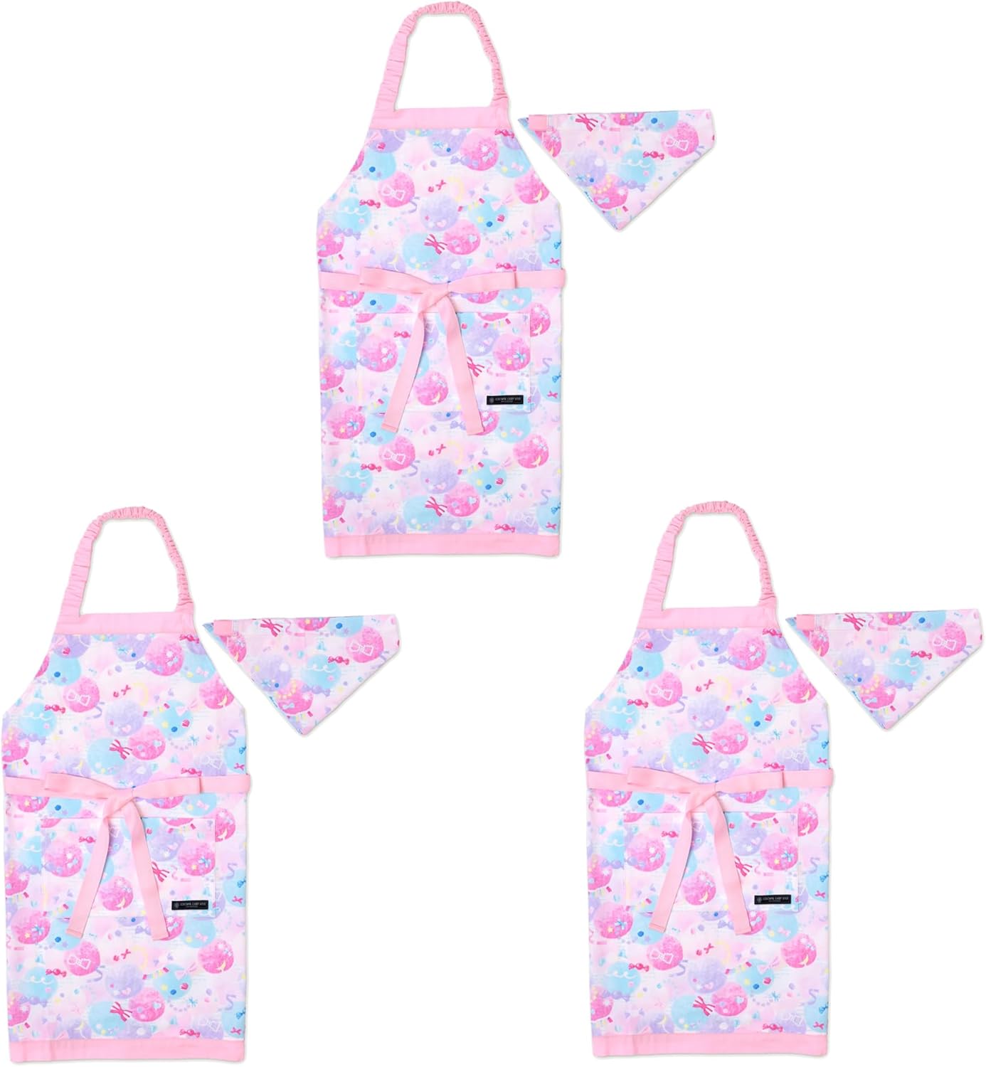 被布エプロン【 babyピンクラベンダーフリル】　チュール被布　七五三着物　被布 被布エプロン【ラベンダーフリル】チュール被布 被布ドレス 七五三