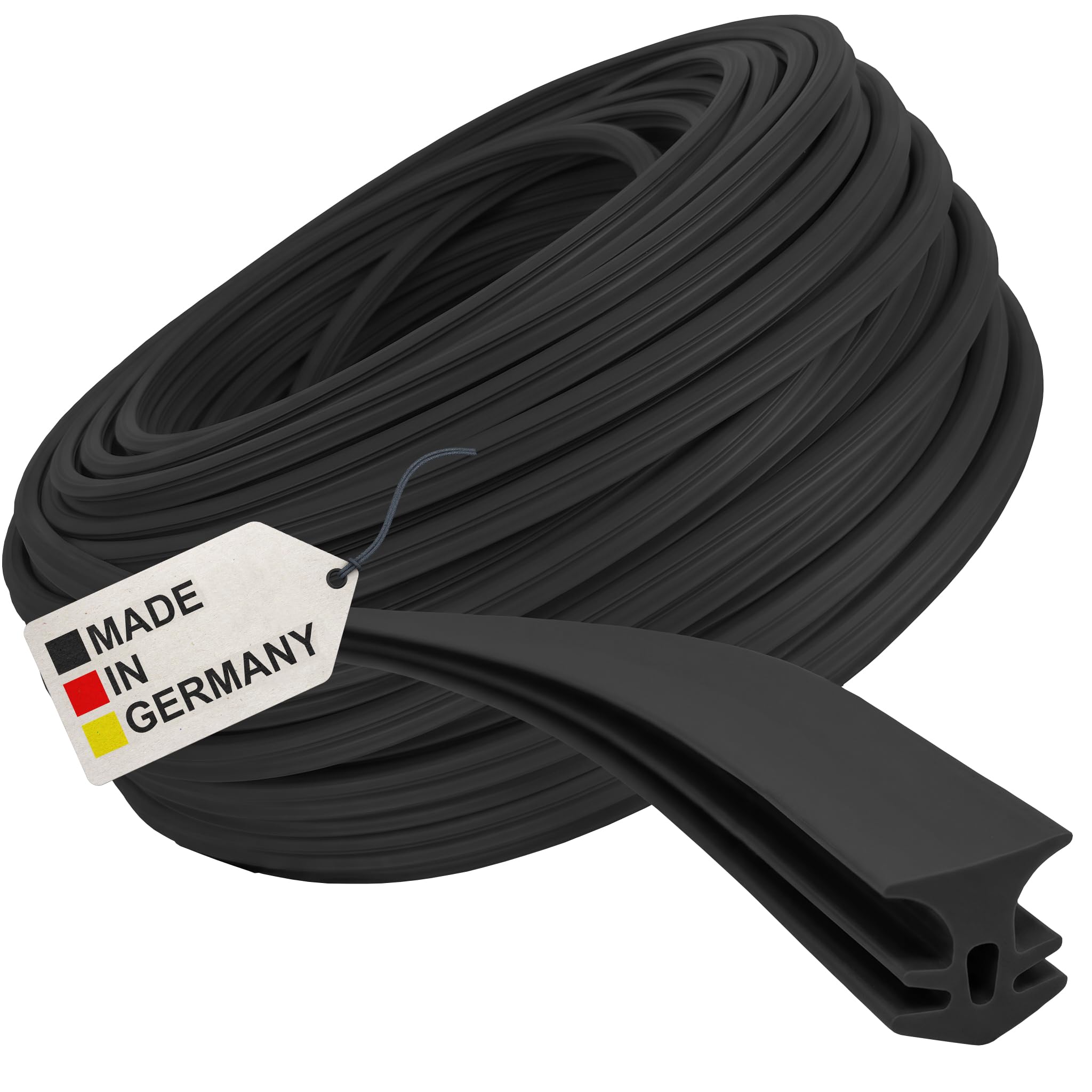 NYVI Fugendichtband NYVIFix für 5-7,5 mm breite Fugen - 100 m Schwarz | TPE Fugenband - Perfekte Dichtung für Terrassenboden aus WPC, PVC, Echtholz oder Stein, UV-Beständig, Langlebig, Wetterfest