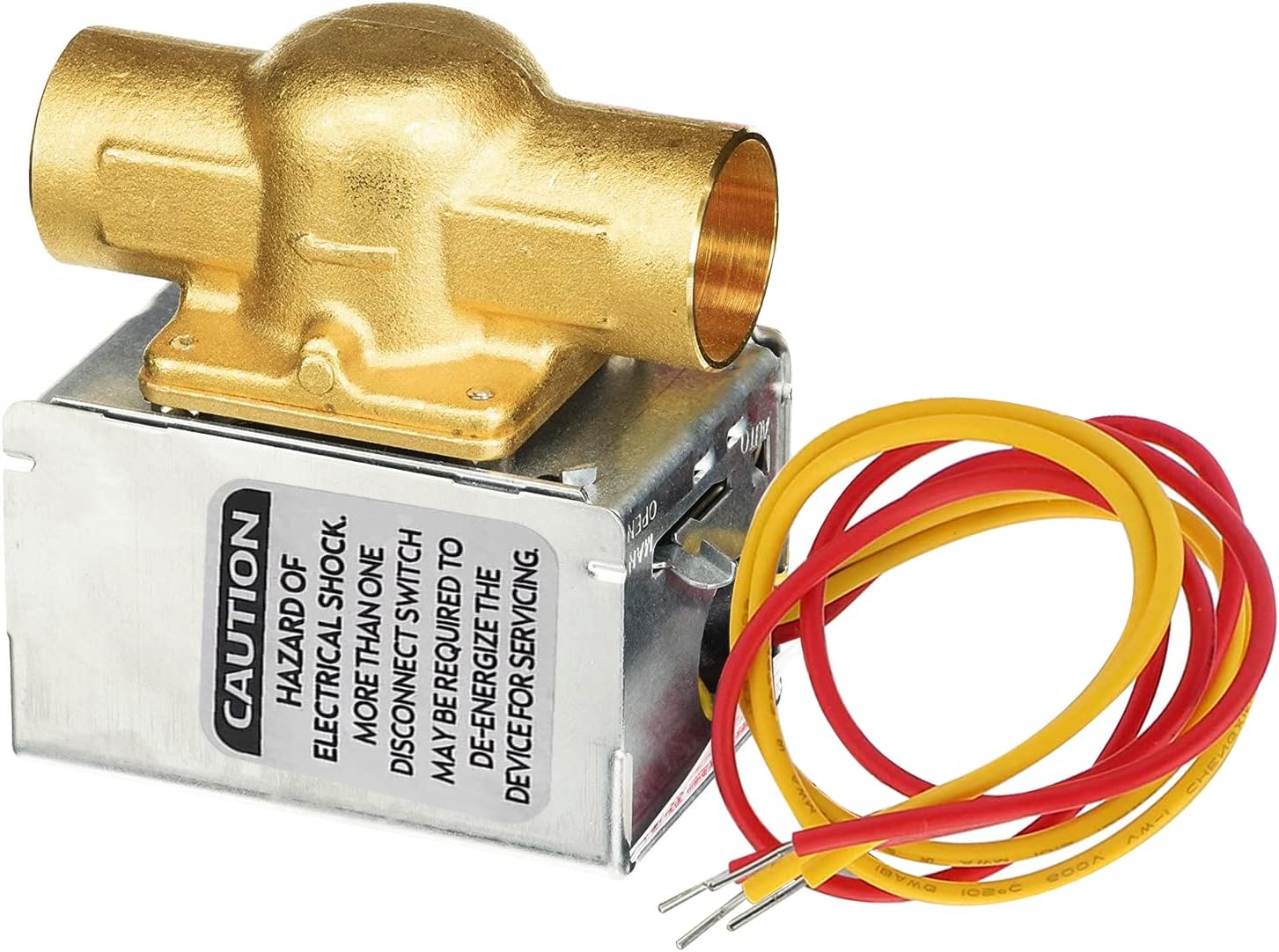 V8043E1012 Motorized Zone Valve, 3/4 Sweat Connection, Replaces V8043F1093 40003916-048/U Replacement Head Actuator, for Failed Honeywell Zone Valve for Heating Loop System,2-way 4-Wire 24V Motor