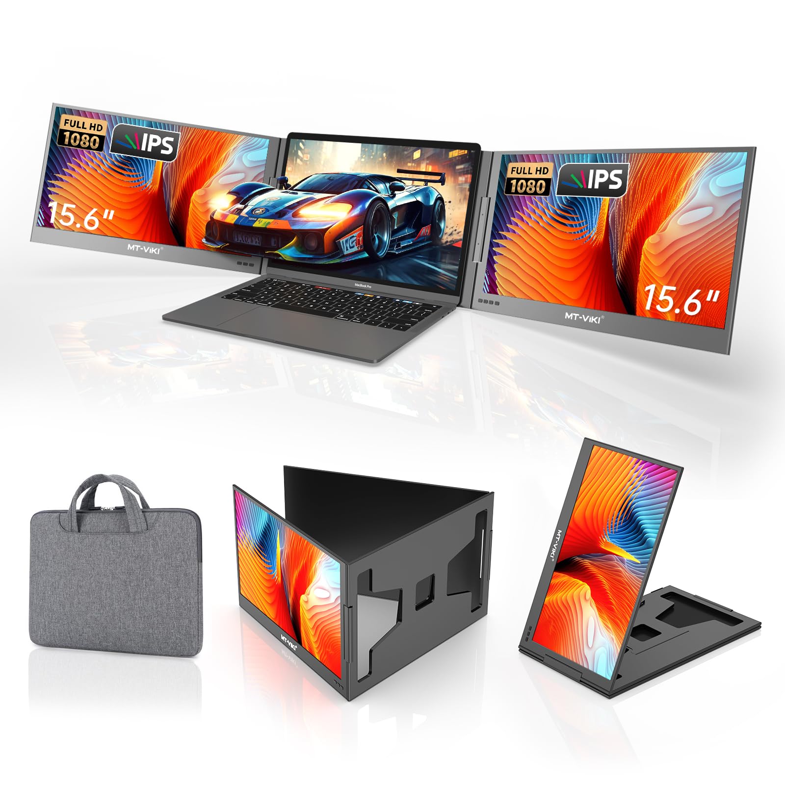 Amazon.co.jp: MT-VIKI 15.6インチ ノートパソコン用 デュアル