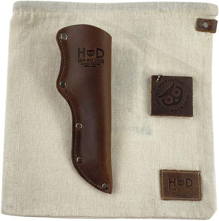 Black Friday Sale 2022 Hide & Drink, Thick Leather Mora Knife Sheath w/Belt Loop, Handmade Includes 101 Year Warranty (Bourbon Brown) Authentic Crazy Deals Hide & Drink, Thick Leather Mora Knife Sheath w/Belt Loop, Handmade Includes 101 Year Warranty (Bourbon Brown)