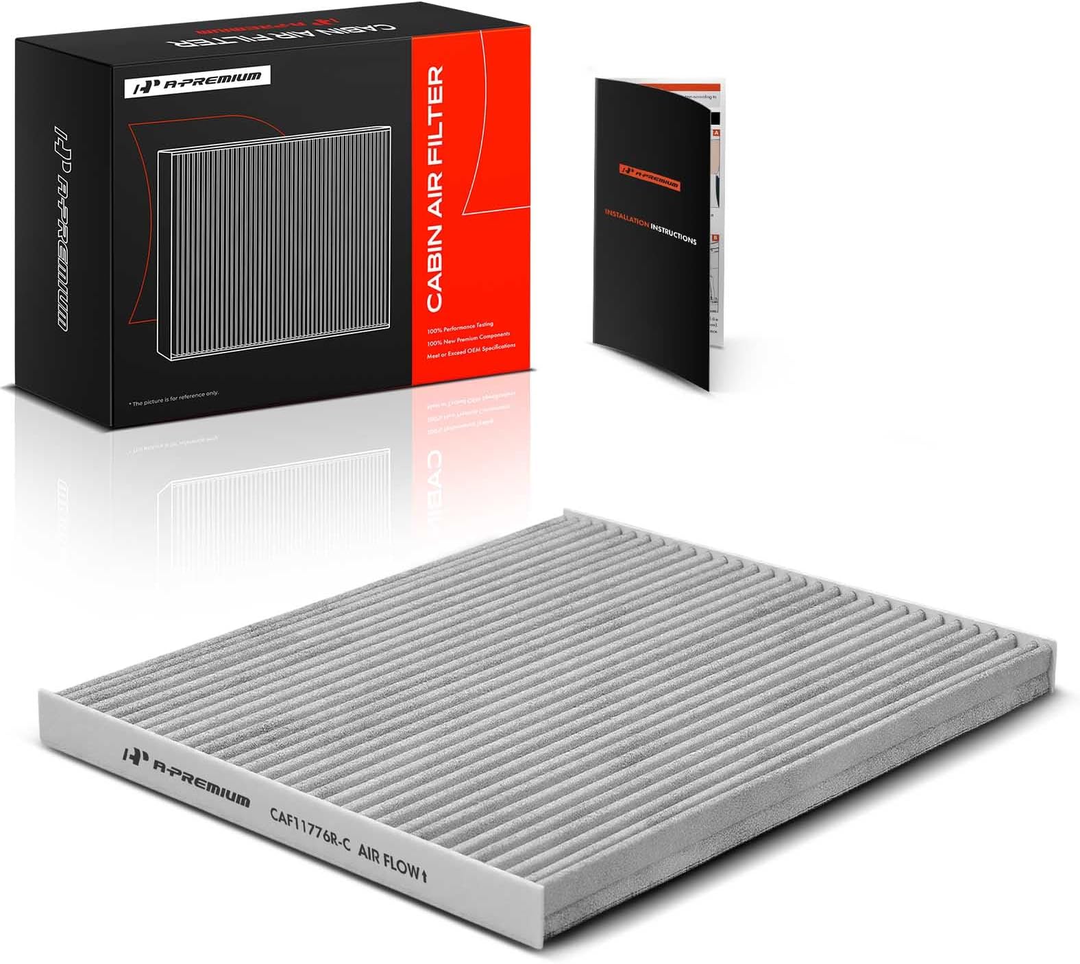 Cabin Air Filter with Activated Carbon Compatible with Nissan & Infiniti Models - Altima 2013-2018, Murano 2015-2023, Pathfinder 2013-2020, Maxima 2016-2023, QX60 2014-2020, JX35 2013
