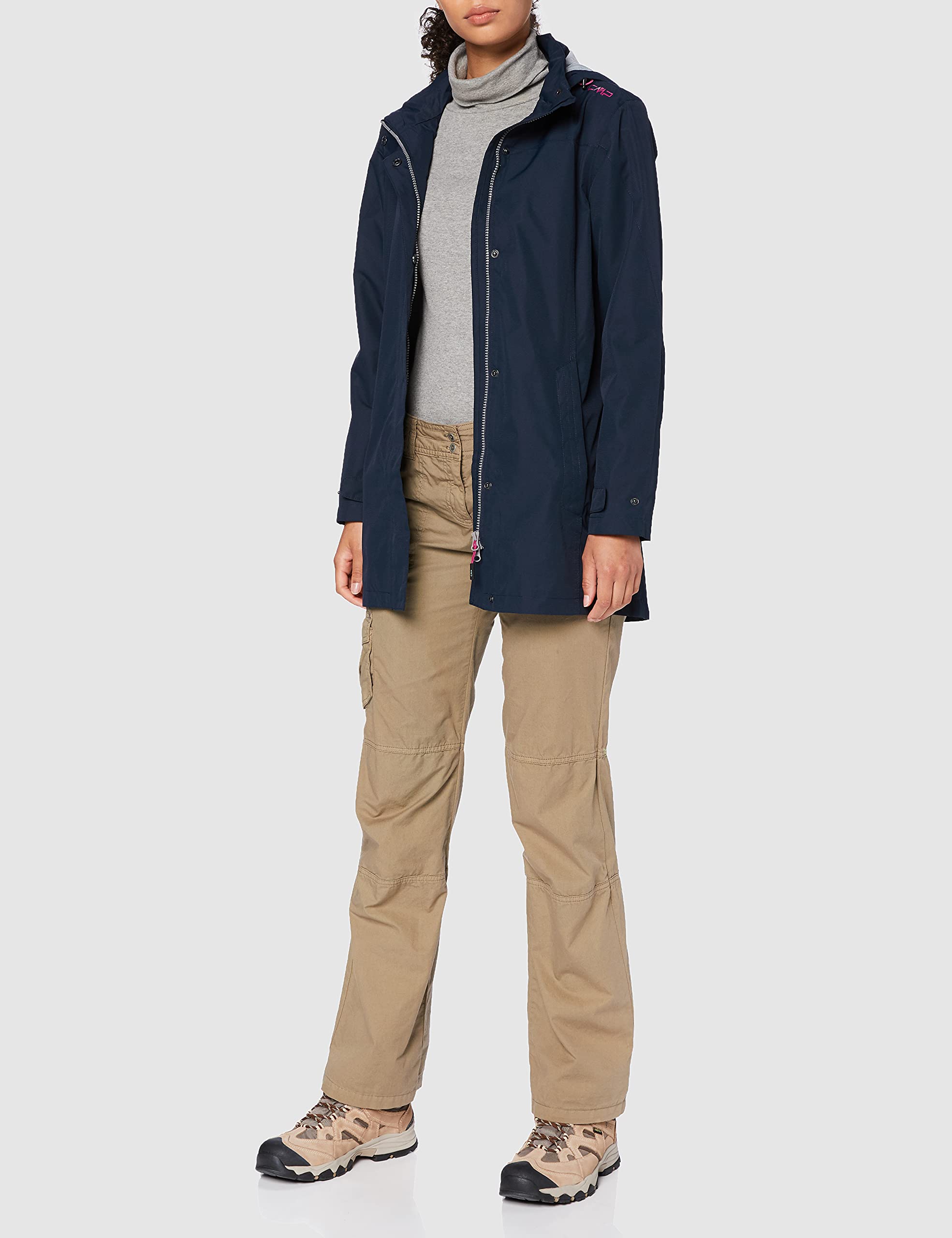 CMP Giacca con Cappuccio Rain Button
