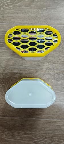 Miniatura 9 de Vacplus Paquete de 6 absorbentes de humedad, cajas de absorción de humedad portátiles de 10.5 onzas para tu baño, armario y automóvil, Amarillo