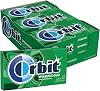 Wrigleys Orbit Spearmint Sugarfree Chewing Gum 14 Piece Pack Box Of 12 Packs