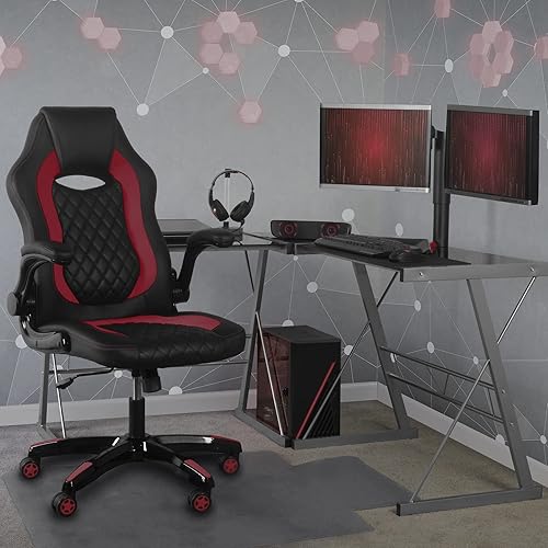 Miniatura 17 de Aon Archeus Silla ergonómica de oficina para juegos, silla de escritorio de computadora con respaldo alto con soporte lumbar, brazos abatibles,