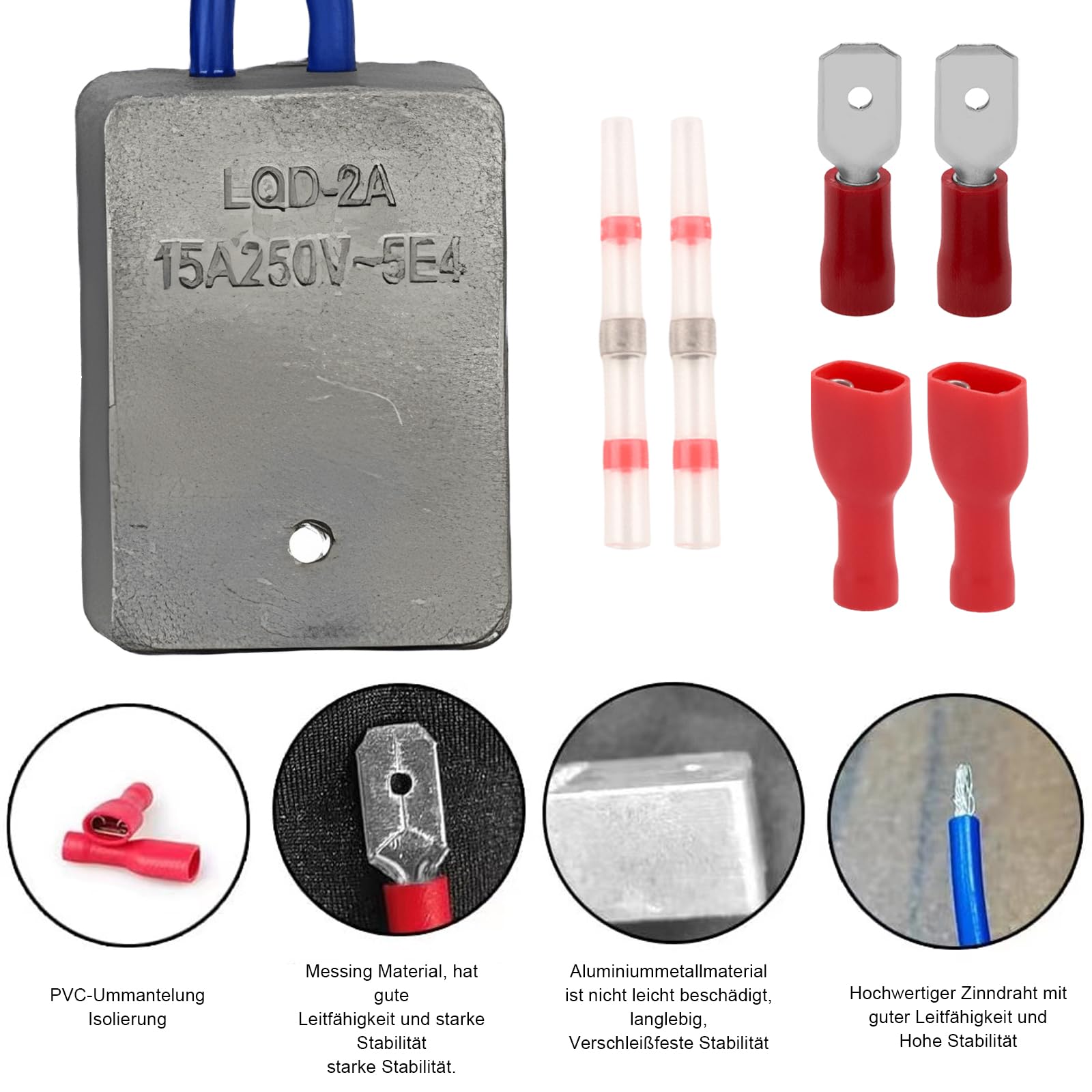 Softstart Juego de módulos – Limitador de corriente suave arranque 230 V 15 A, módulo de arranque suave con resistencia para herramientas eléctricas como sierras circulares, sierras