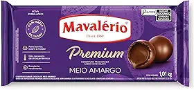 COBERTURA FRACIONADA PREMIUM CHOCOLATE MEIO AMARGO 1KG MAVALÉRIO