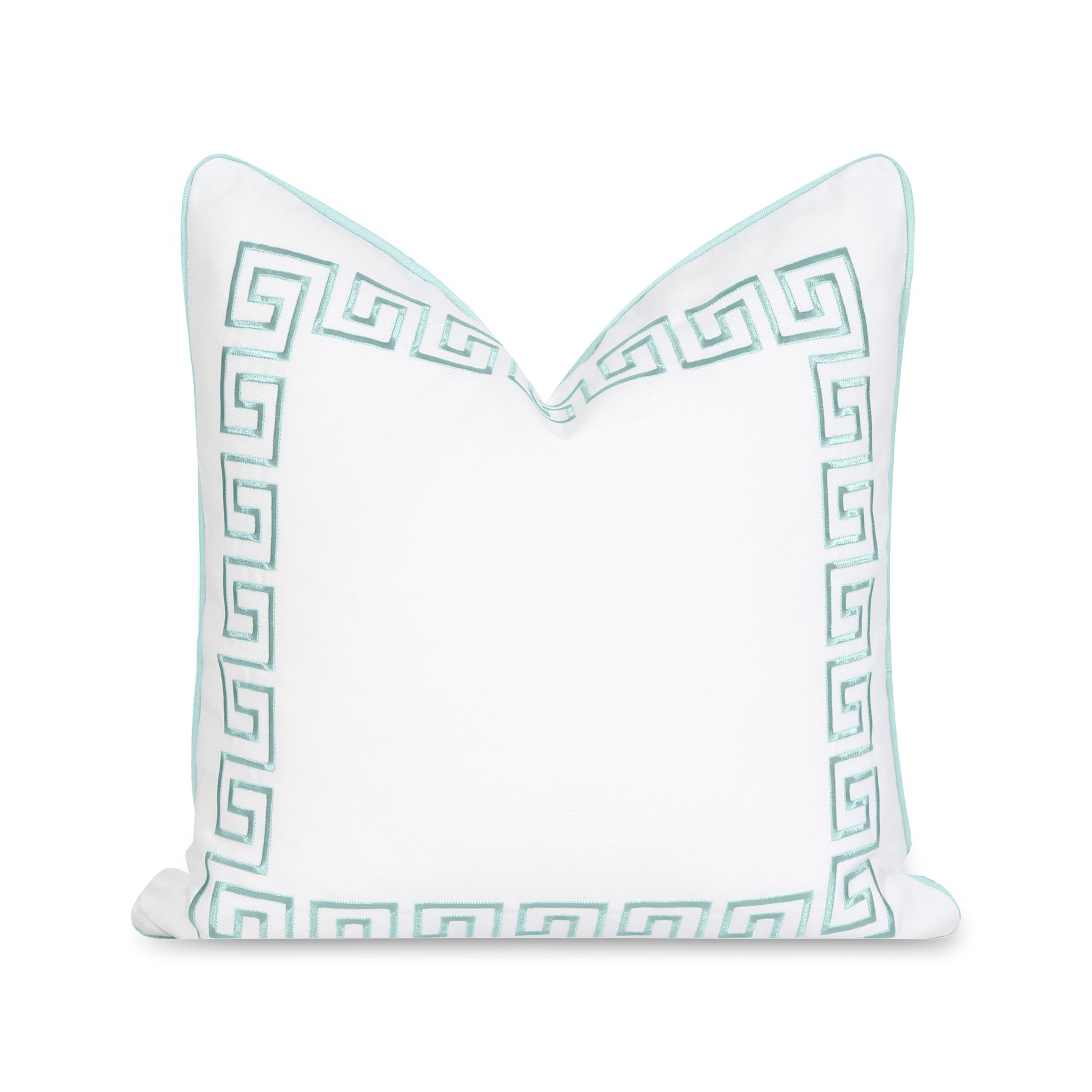 Hofdeco Premium Throw Pillow Inserts Set Of 2, 22x22 Inches - Water Resistant, Synthetic Down, For 20x20 Covers, White - View #10