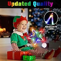 Vista 3 de Decoración de luz de ventana de Navidad, 3 luces iluminadas con forma de cascabel, árbol de Navidad, funciona con pilas, luces interiores