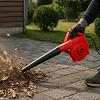 Elektrikli Hava Üfleme Makinası 650 W Güçlü Motorlu Toz Yaprak Temizleme Kompakt Ergonomik Tasarım