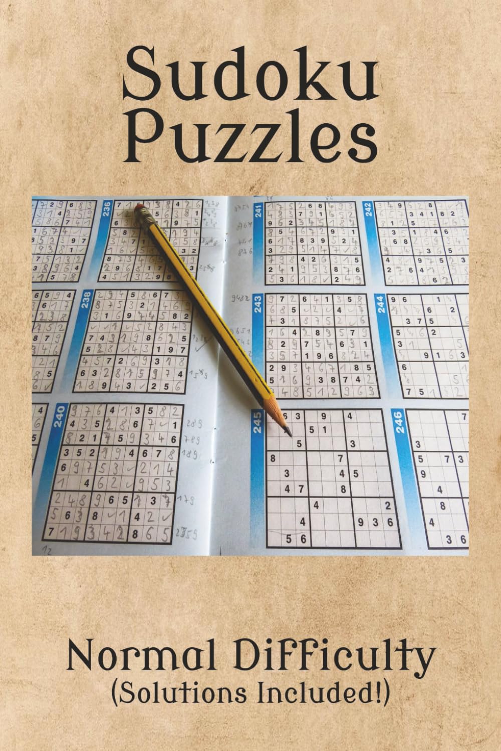 Sudoku Puzzles: Sudoku Puzzles to Challenge the Mind! / 6x9 Inches, 110 Pages / 50 Plus Puzzles / Solutions Included