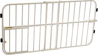 Carlson Lil Tuffy Metal Expandable Gate White, 38 x 1 x 18