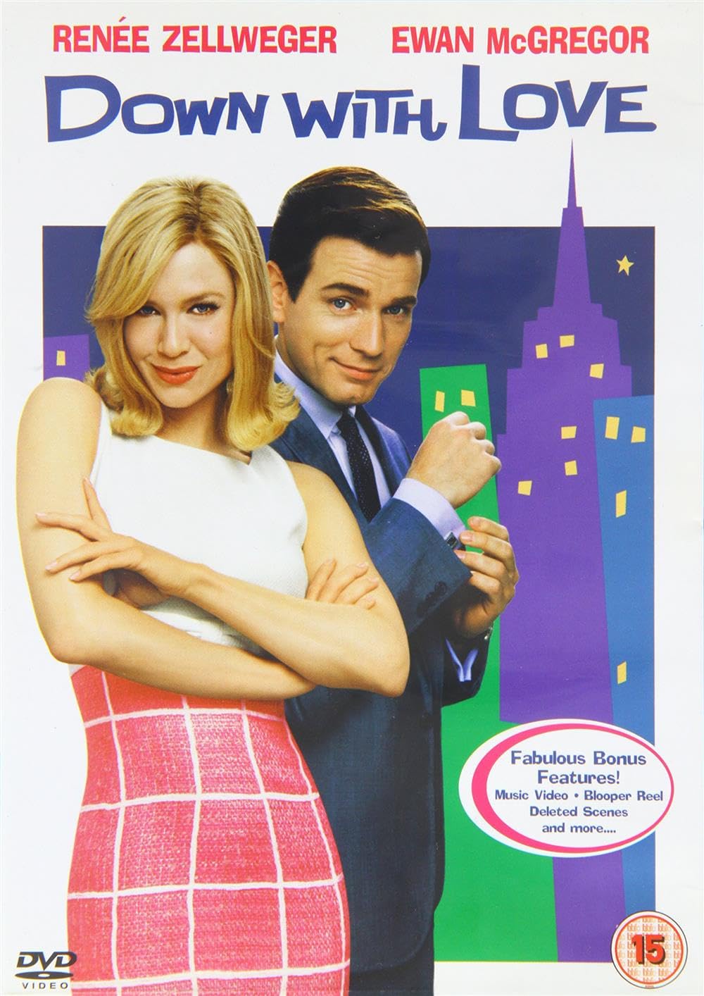 Down With Love DVD 2003 Renée Zellweger Ewan McGregor Director's Commentary