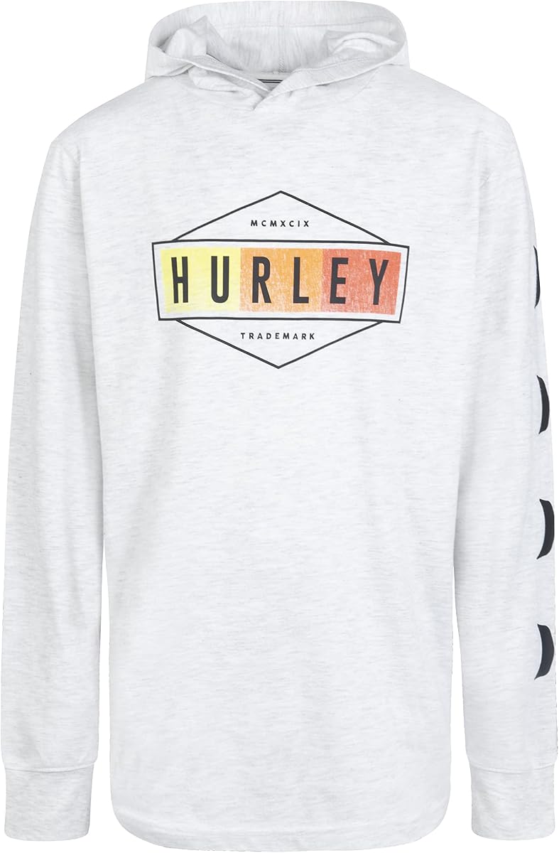 boys Long Sleeve Hooded Graphic T-shirt