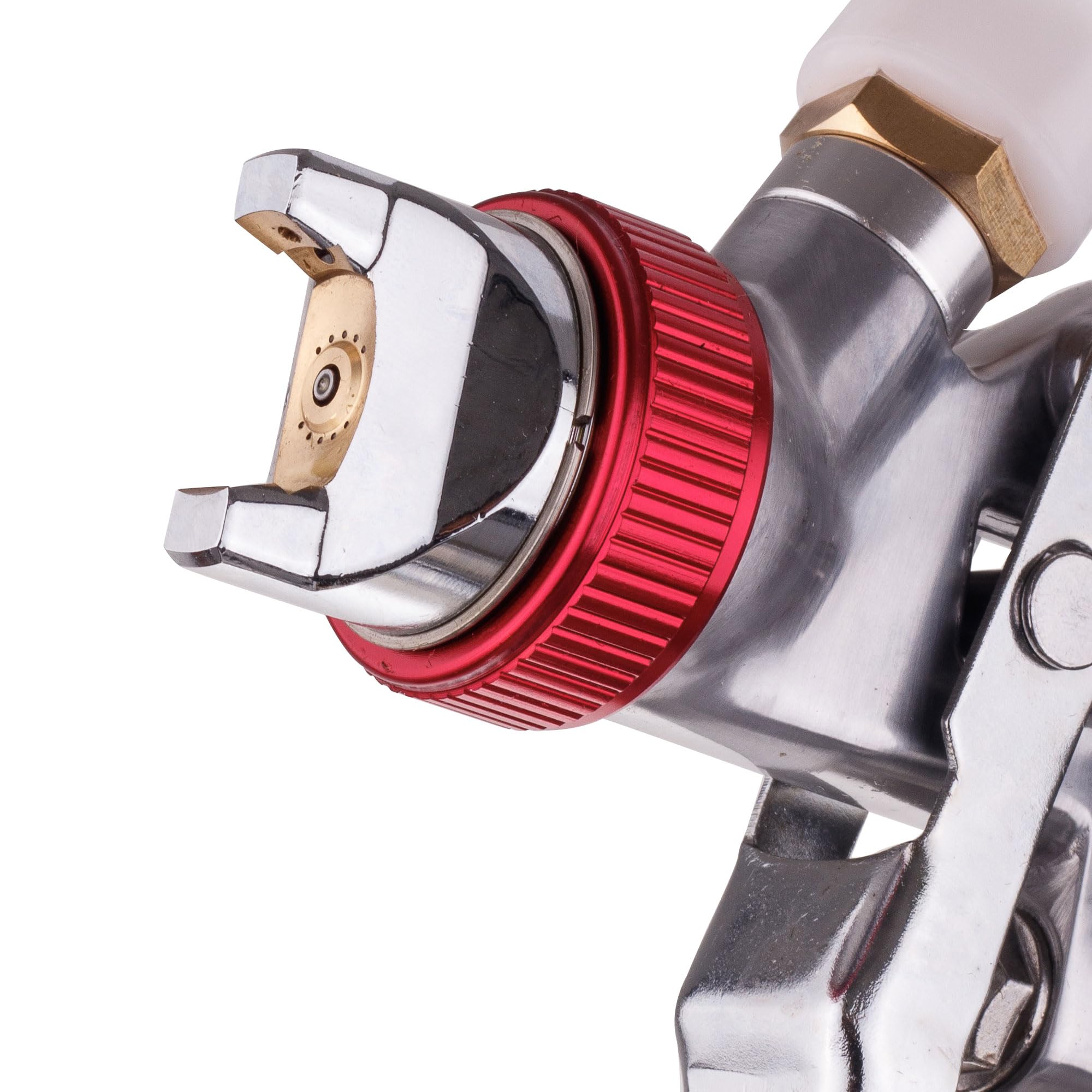 HVLP H-887P Pistolet pulvérisateur à Technologie Buse de 2,5 mm Durable Capacité de 600 ML pour la Peinture Trois Modes de réglage Très Efficace Bon pour Les matériaux Lourds