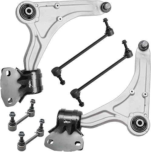 Miniatura 21 de Detroit Axle - Kit de brazos de control delanteros de 6 piezas para Toyota Corolla 2014-2019, 2 brazos de control inferiores con rótulas, 2 varillas