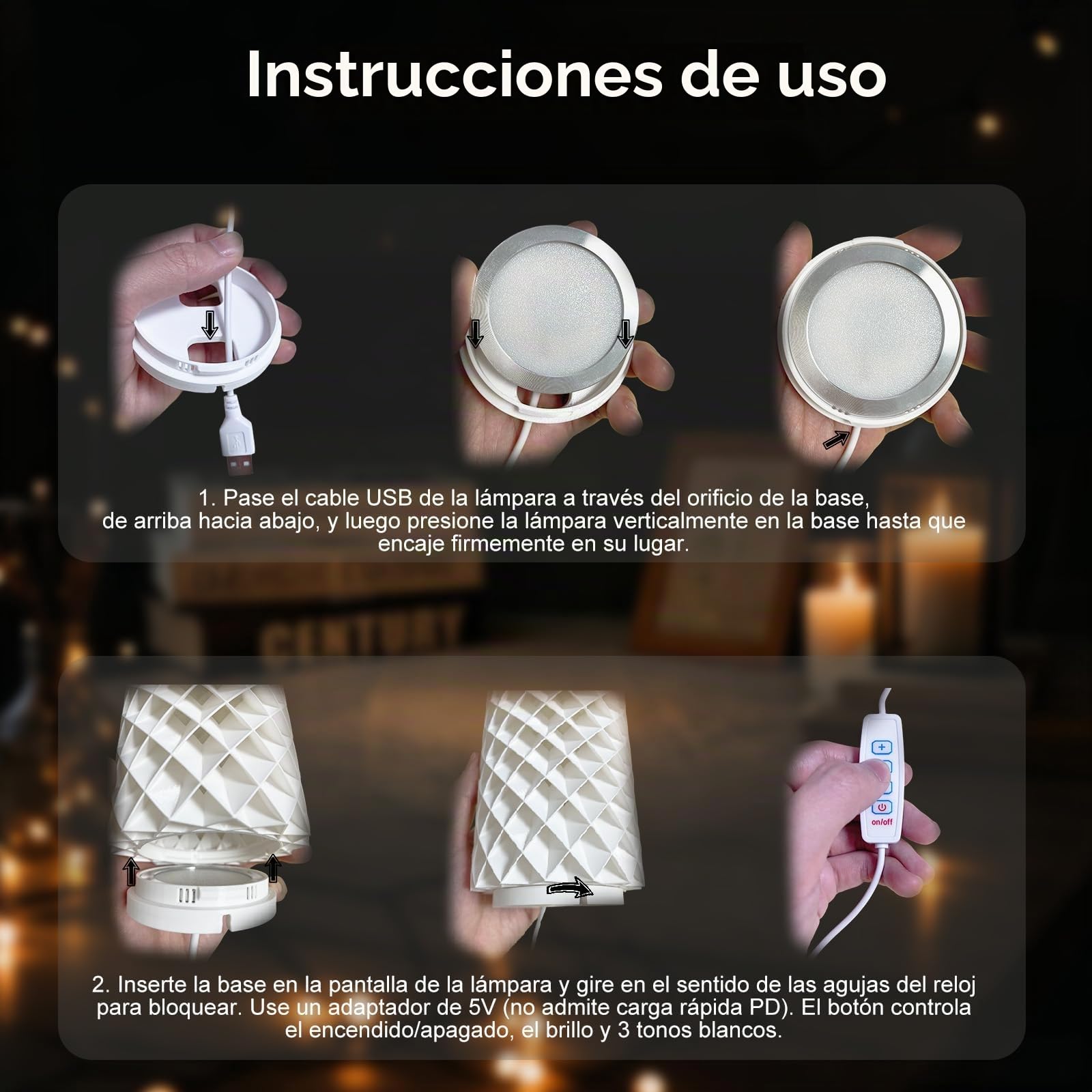 10 Piezas Kit de lámparas LED 001, 3 colores para Bambu Lab P2S X1 P1P A1 H2C LED Lamp Kit MH001, compatible con impresoras para Anycubic, repuestos DIY, 5V USB, luz cálida 3000K