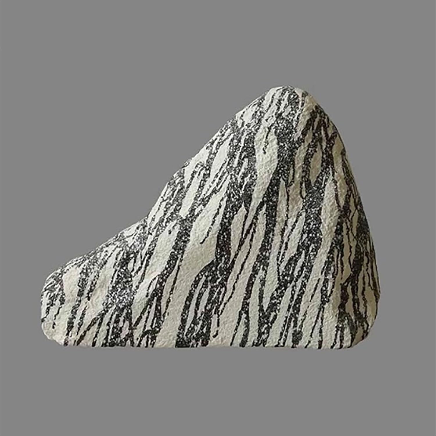 Simulation Faux Stone,Decorative Outdoor Fake Rock,Selected Fiberglass Material,Realistic Texture And Non-hollow Design,Suitable For Aquarium Decoration,Garden Photography,Courtyard Decoration(47x14x3