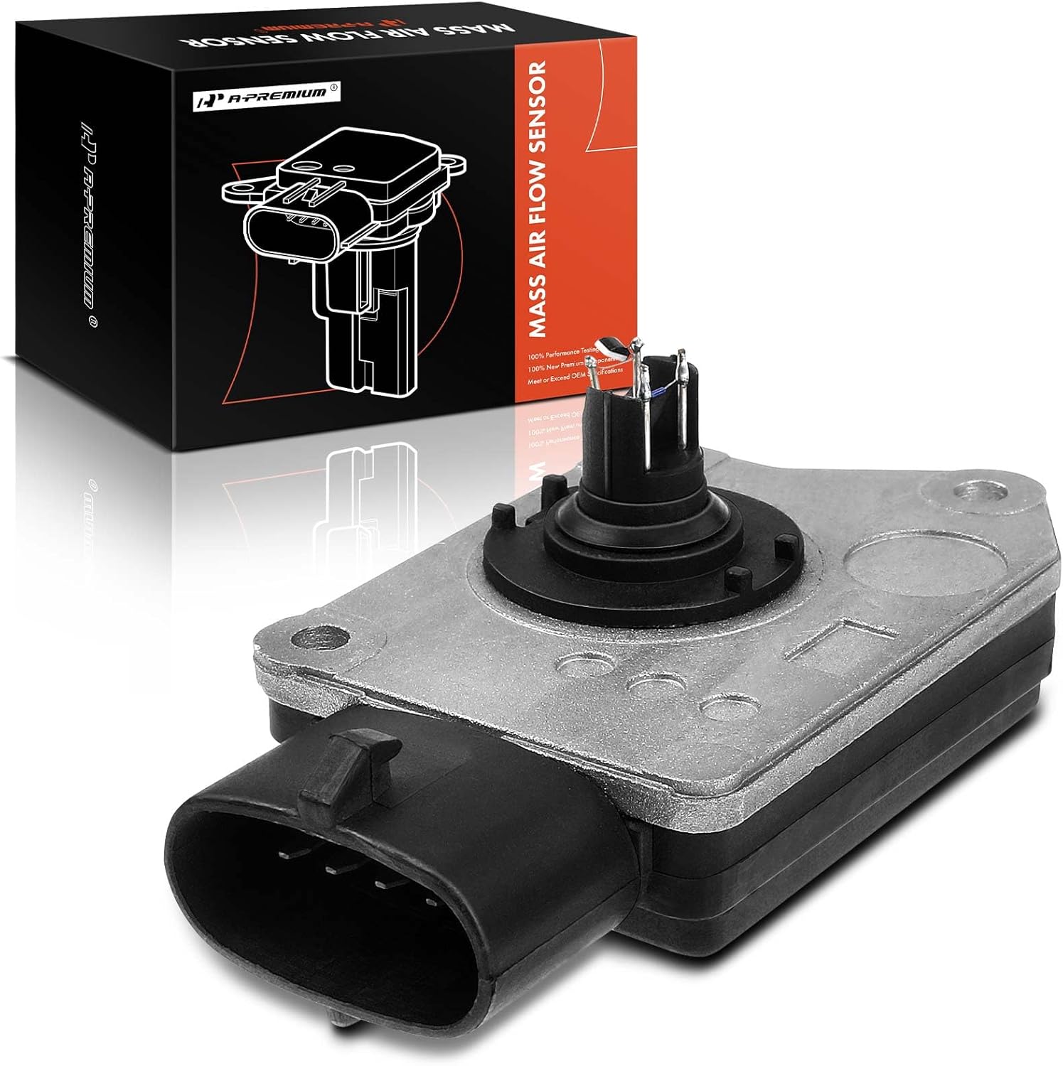 A-Premium Mass Air Flow Sensor Meter [4-Pins] Compatible with Ford Explorer 1991-1994, Ranger 1990-1994, Aerostar 1990-1995, V6 4.0L Gas & Mazda & Lincoln & Mercury