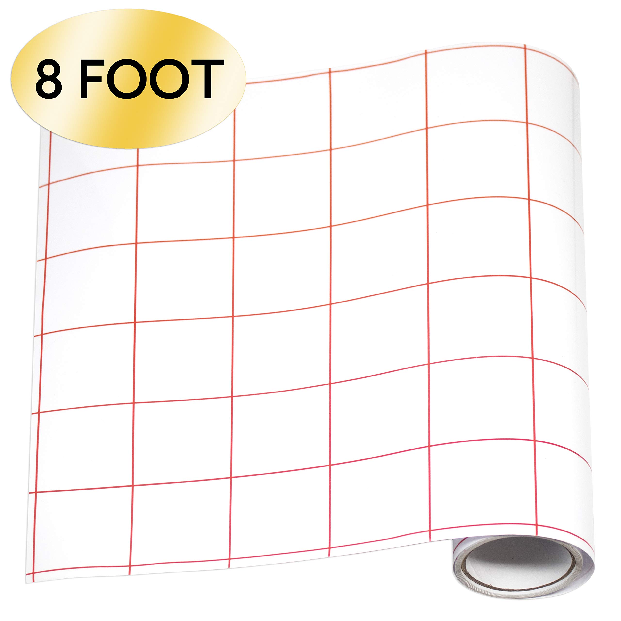 Buy Transfer Tape for Vinyl [8 Feet x 12 Inches] Transfer Paper with