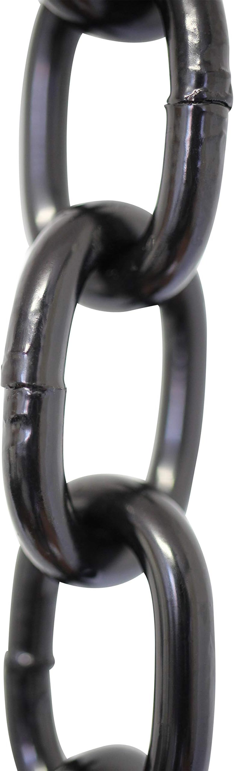 RCH HardwareCH-S60-02-BLK-3 | 5 Gauge Decorative Solid Steel Standard Link Fixture Chain | Black Finish