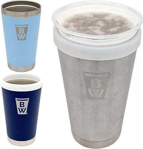 6PINT Imperial Pint Tumbler de 20 onzas, enfriador de vidrio de pinta, enfriador para vasos de plástico de 12 a 24 onzas, acero inoxidable aislado