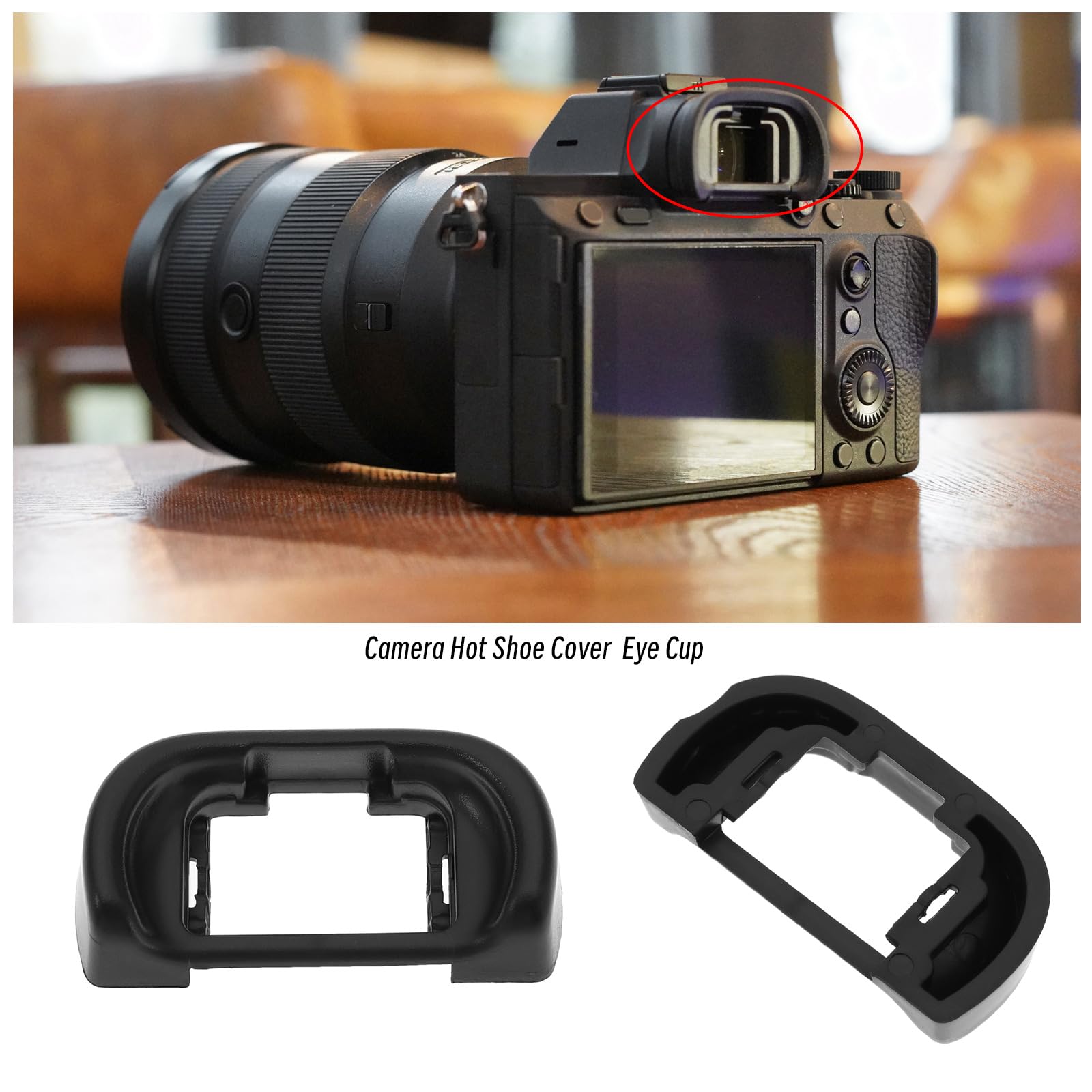 The Lord of the Tools EP-11 Eyecup Eyepiece Viewfinder, Hot Shoe Protective Cover - Image 2