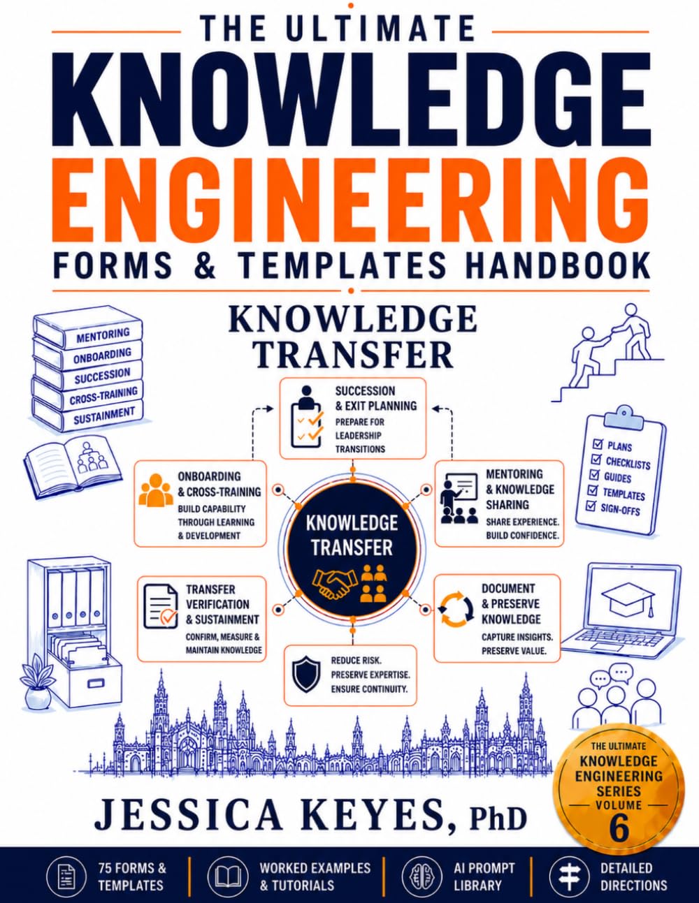The Ultimate Knowledge Engineering Forms & Templates Handbook: Knowledge Transfer (Book 6): 75 Professional Forms, Templates, AI Prompts, Worked ... Cross-Training & Knowledge Transfer